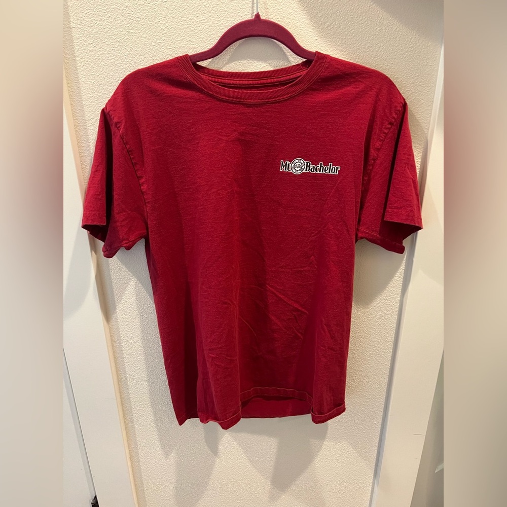 Dark red Mt. Bachelors t-shirt